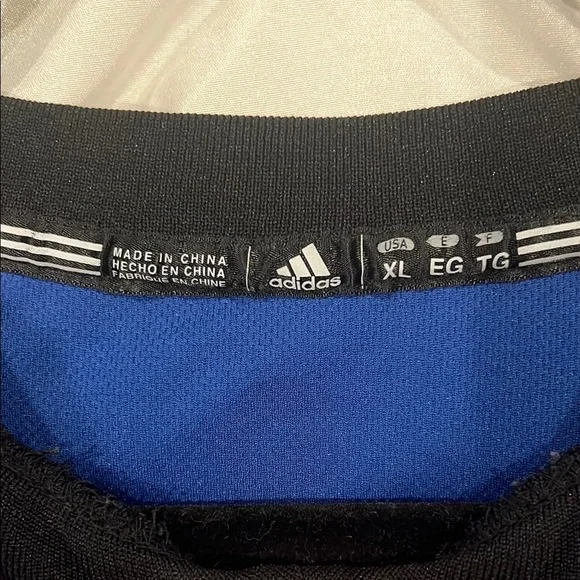 Adidas New York Jersey - Vibrant Blue and Orange size XL - Picture 3 of 6